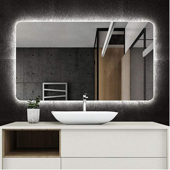 Зеркало в ванную комнату с подсветкой светодиодной лентой Джули Лонг